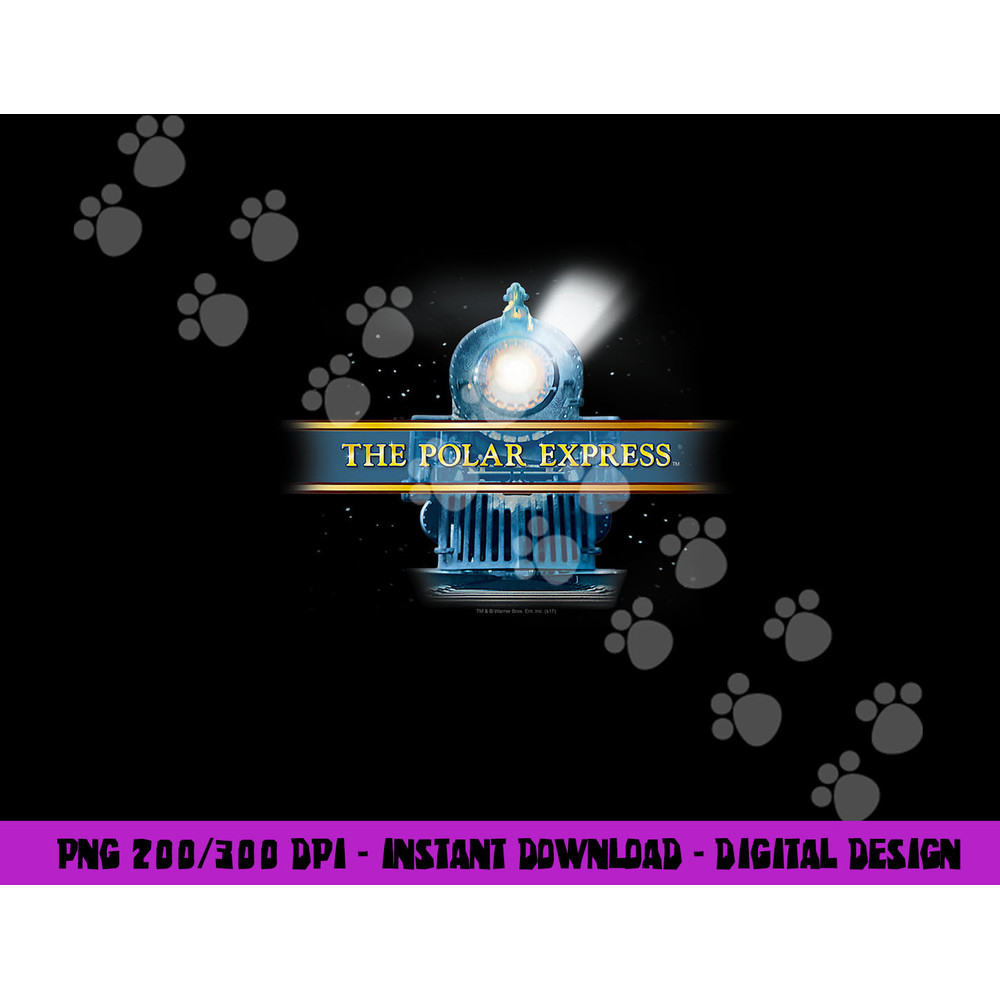 Polar Express Train Logo  png, sublimation .jpg