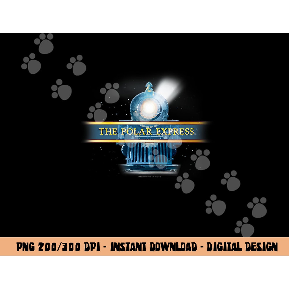 Polar Express Train Logo png, sublimation .jpg