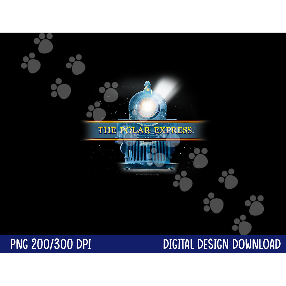 Polar Express Train Logo png, sublimation .jpg