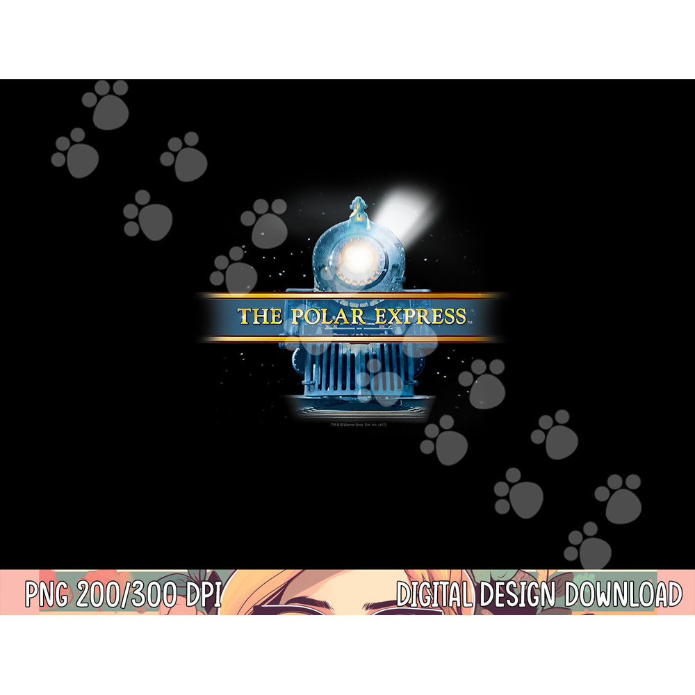 Polar Express Train Logo  png, sublimation .jpg