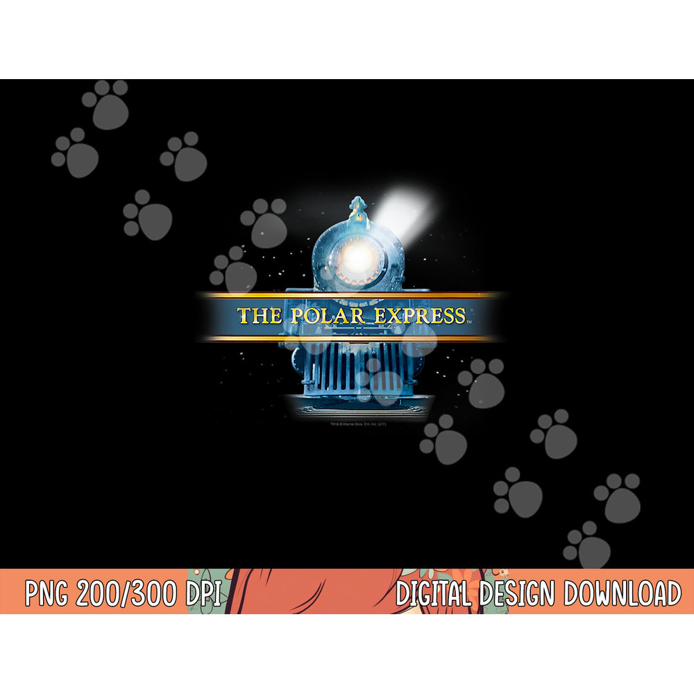 Polar Express Train Logo png, sublimation .jpg