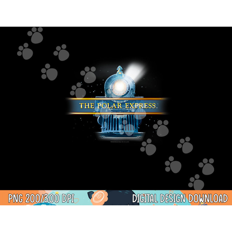 Polar Express Train Logo  png, sublimation .jpg
