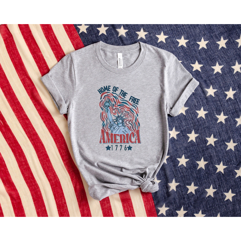 Home Of The Free America 1776 Shirt, Happy 4th of July Shirt, Independence Day Shirt, 4th of July Gift, Fireworks Shirt, Memorial Day Shirt - 2.jpg