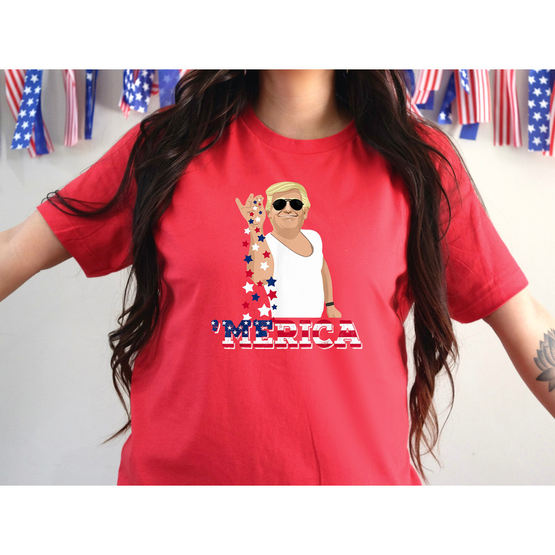 Merica Trump 4th of July Shirt, Funny Trump 4th of July Shirt, Independence Day Shirt, Happy 4th of July Shirt, 4th of July Gifts, USA Shirt - 2.jpg
