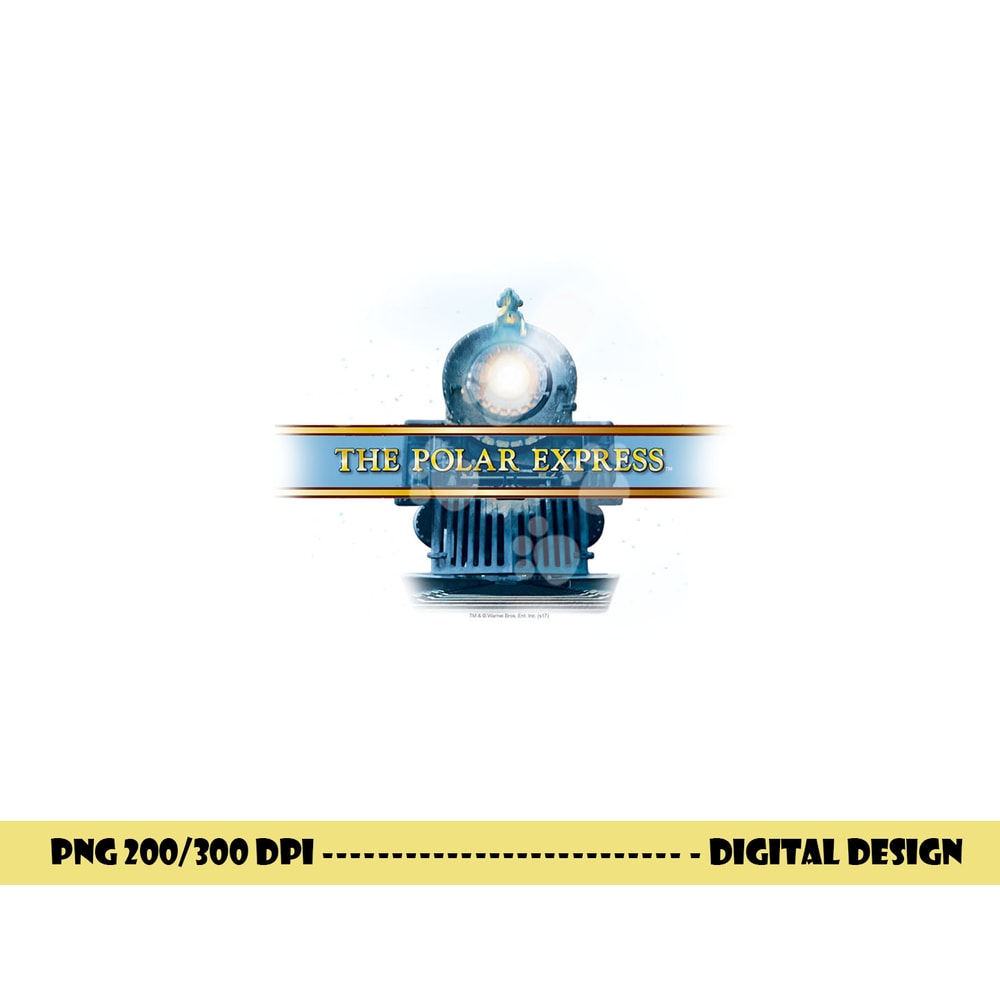 Polar Express Train Logo Longsleeve T Shirt Long Sleeve png, sublimation .jpg