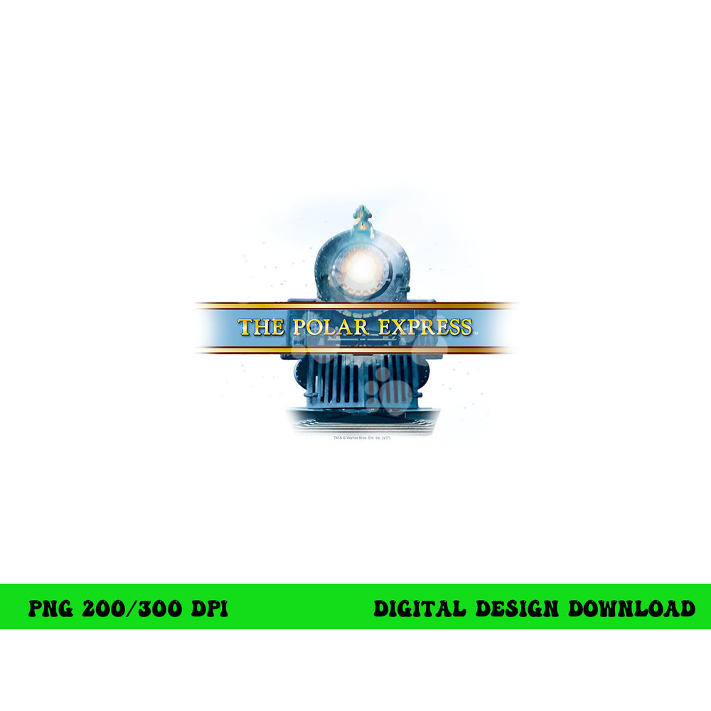 Polar Express Train Logo Longsleeve T Shirt Long Sleeve  png, sublimation .jpg
