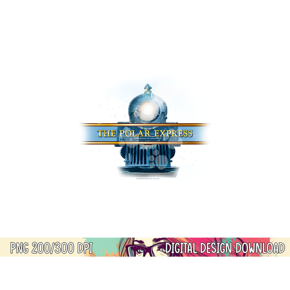 Polar Express Train Logo Longsleeve T Shirt Long Sleeve png, sublimation .jpg