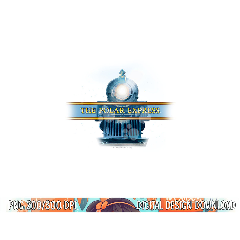 Polar Express Train Logo Longsleeve T Shirt Long Sleeve png, sublimation .jpg