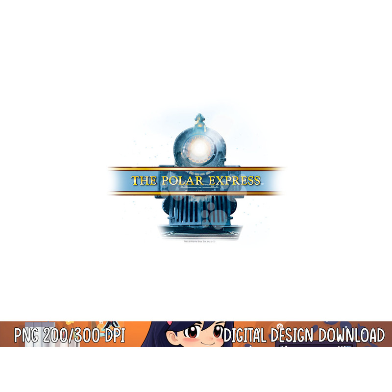 Polar Express Train Logo Longsleeve T Shirt Long Sleeve png, sublimation .jpg