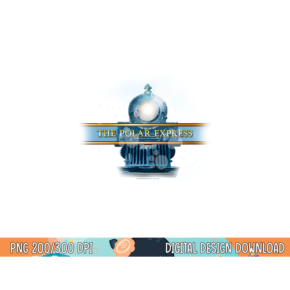 Polar Express Train Logo Longsleeve T Shirt Long Sleeve  png, sublimation .jpg