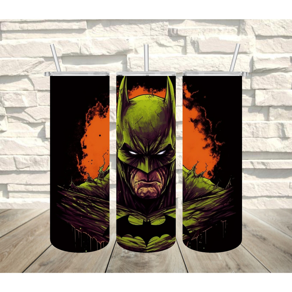 The Bat Signal Calling for Batman's Justice, skinny tumbler, 30oz skinny tumbler.jpg