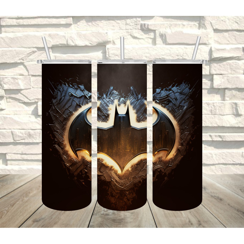 The Dark Knight Rises Batman's Legacy, skinny tumbler, 30oz skinny tumbler.jpg