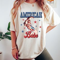 american babe shirt, cowgirl 4th of july shirt,