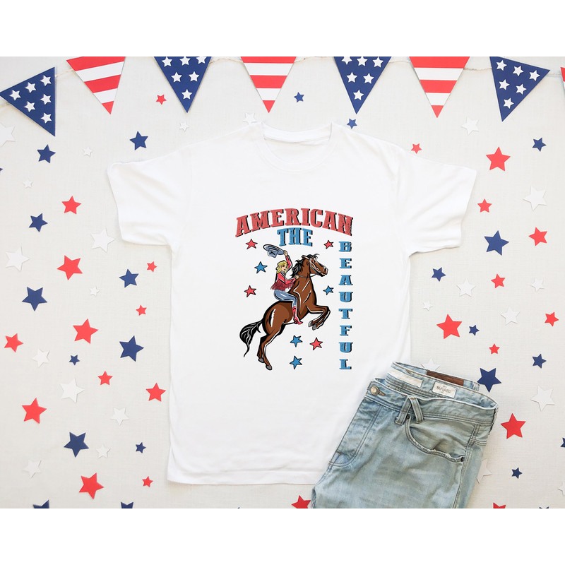 America The Beautiful, Distressed 4th Of July Shirt, American Flag Shirt, Fireworks Shirt, USA T-Shirt, Vintage Retro Independence Day Shirt - 2.jpg