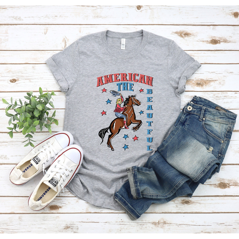 America The Beautiful, Distressed 4th Of July Shirt, American Flag Shirt, Fireworks Shirt, USA T-Shirt, Vintage Retro Independence Day Shirt - 4.jpg
