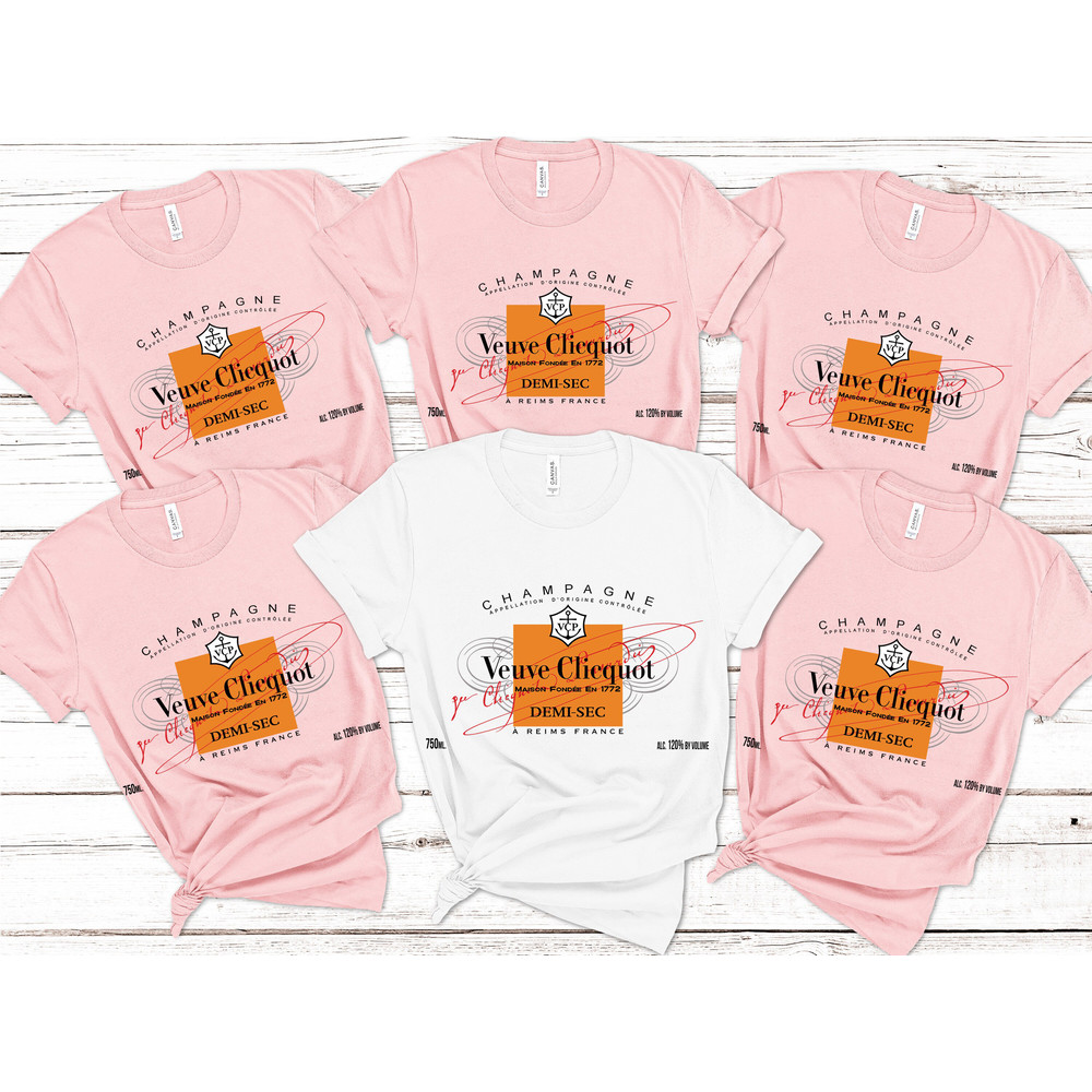 Champagne Veuve Rose Shirt, Champagne Tennis Club T-shirt, Orange Champagne Rosé Label Shirt, Champagne Veuve Rose Sweatshirts - 5.jpg