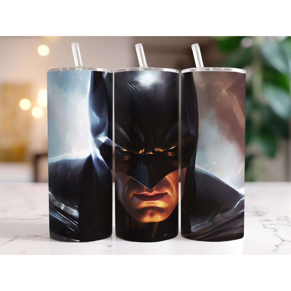 Unmasking the Legend The Batman Saga, skinny tumbler, 30oz skinny tumbler.jpg
