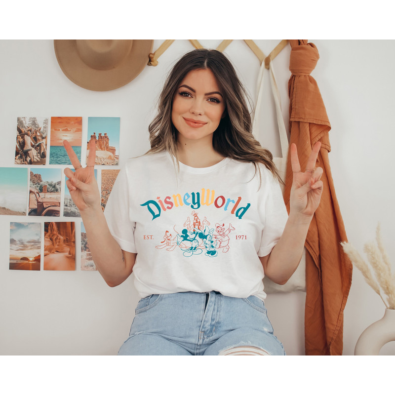 Comfort Retro Vintage Walt Disney World Est 1971 Shirt,Mickey and Friend Shirt,Disneyworld Est 1971 Shirt,Disney Family Shirt,Disneyland Tee - 1.jpg