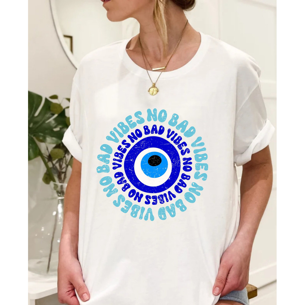Good Vibes Only T Shirt,Evil Eye Protect Your Energy Tee,Protect Your Energy, Yoga Shirt,Witchy Shirts,Witch Sweatshirt,Mystical Sweatshirt - 1.jpg