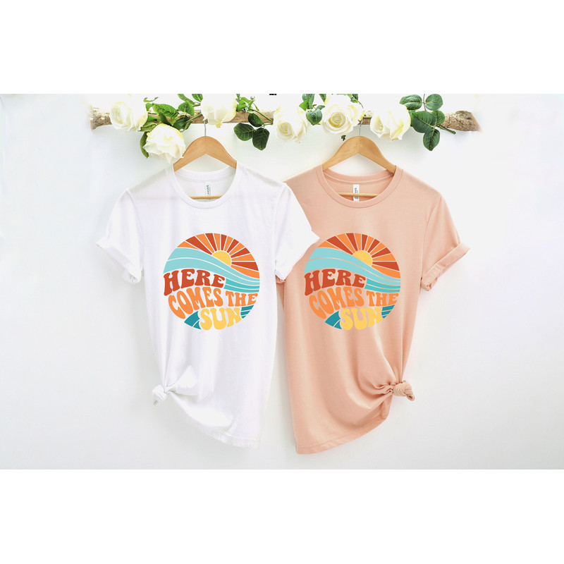 Here Comes The Sun Shirt,Summer Shirt, Summer Vacation Shirt,Beach Vacation Shirt,Beach Shirt,Summer Outfit, Vacation Shirt,2022 Beach Shirt - 4.jpg