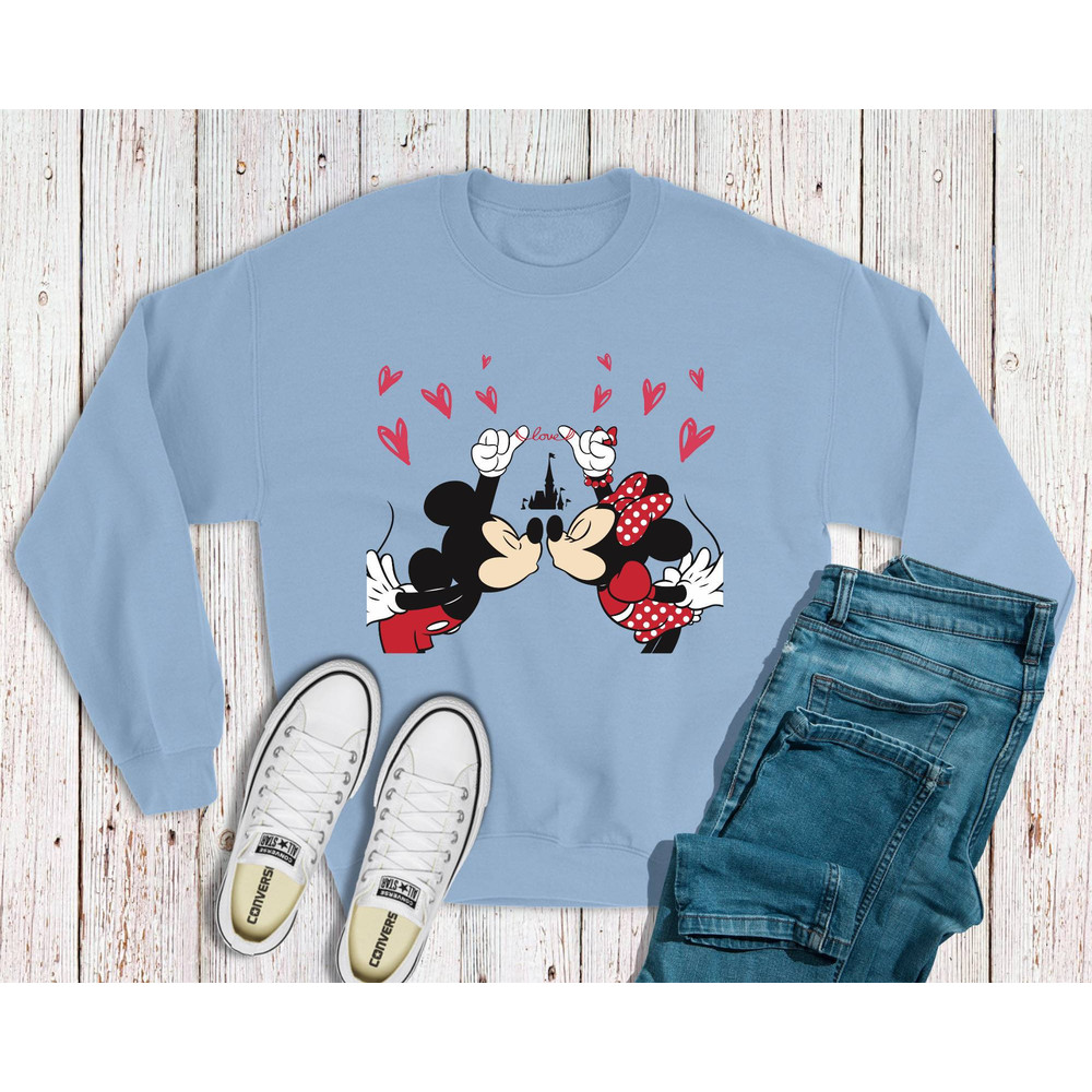 Disney Love Shirt, Mickey And Minne Lovely Shirt, Disney Valentine Day Shirt, Disney Sweatshirt, Disneyland Tee - 4.jpg
