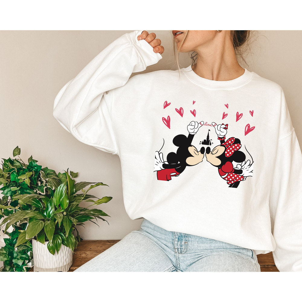Disney Love Shirt, Mickey And Minne Lovely Shirt, Disney Valentine Day Shirt, Disney Sweatshirt, Disneyland Tee - 5.jpg