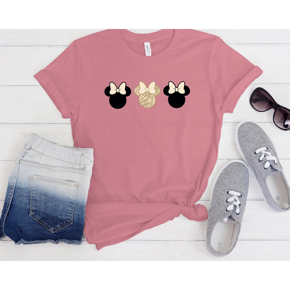 Disney Shirts, Minnie Mouse Shirt, Leopard Bow Shirt, WDW 50th Anniversary, Disney Bound,Disney Gift For Women Girl, Cute Gift For Kids - 4.jpg