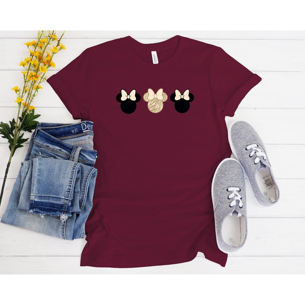 Disney Shirts, Minnie Mouse Shirt, Leopard Bow Shirt, WDW 50th Anniversary, Disney Bound,Disney Gift For Women Girl, Cute Gift For Kids - 5.jpg