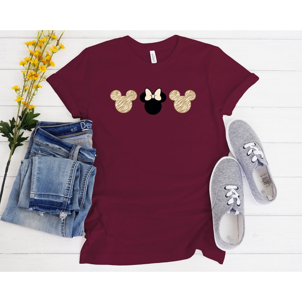 Disney Shirts, Minnie Mouse Shirt, Leopard Bow Shirt, WDW 50th Anniversary, Disney Bound,Disney Gift For Women Girl, Cute Gift For Kids - 5.jpg