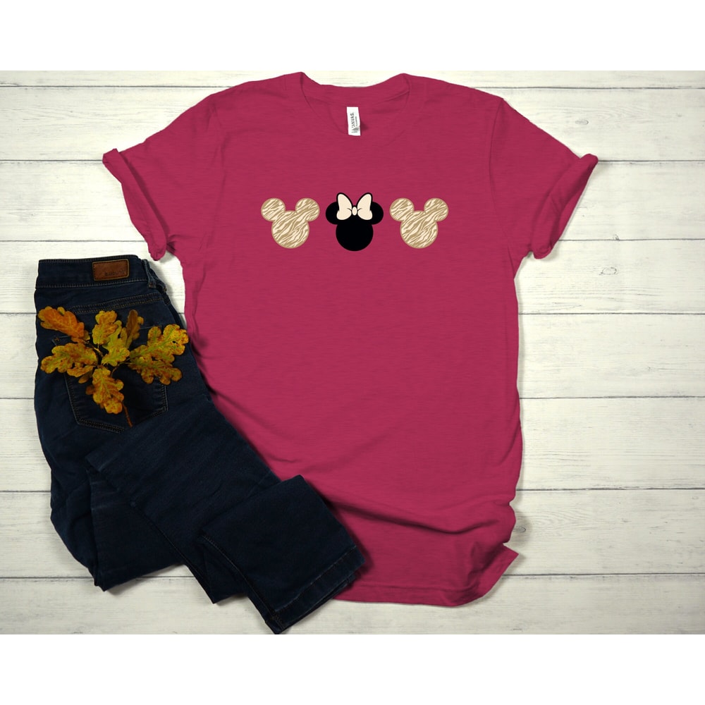 Disney Shirts, Minnie Mouse Shirt, Leopard Bow Shirt, WDW 50th Anniversary, Disney Bound,Disney Gift For Women Girl, Cute Gift For Kids - 7.jpg