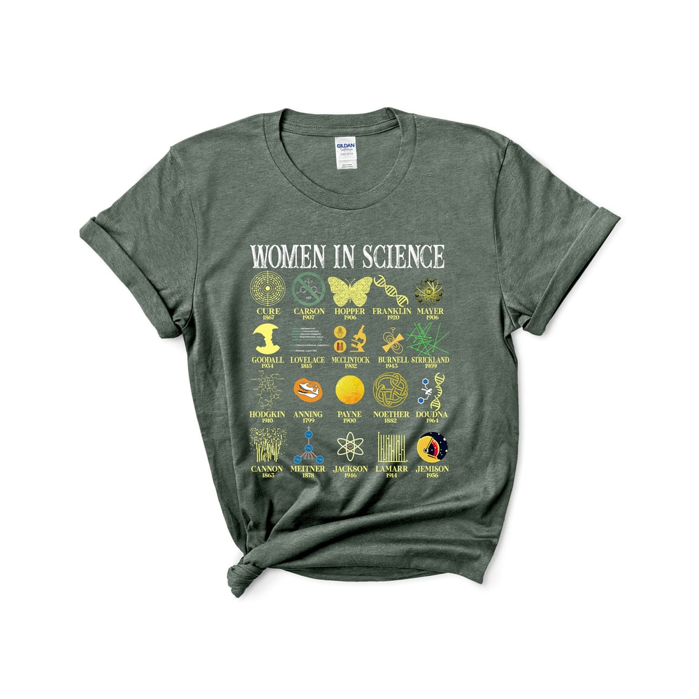 Retro Comfort Woman In Science Shirt, Girl Scientist Shirt, Preppy Aesthetic Shirt, Scientist Sweatshirts, Gift for Scientist, Science Shirt - 4.jpg