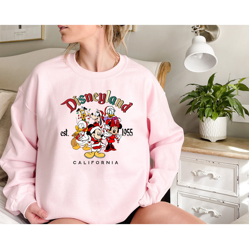 Disneyland Christmas, Retro Mickey And Friends Disneyland Christmas Sweatshirt, Disneyland Shirt, 2022 Family Vacation Shirt,Christmas sweat - 7.jpg