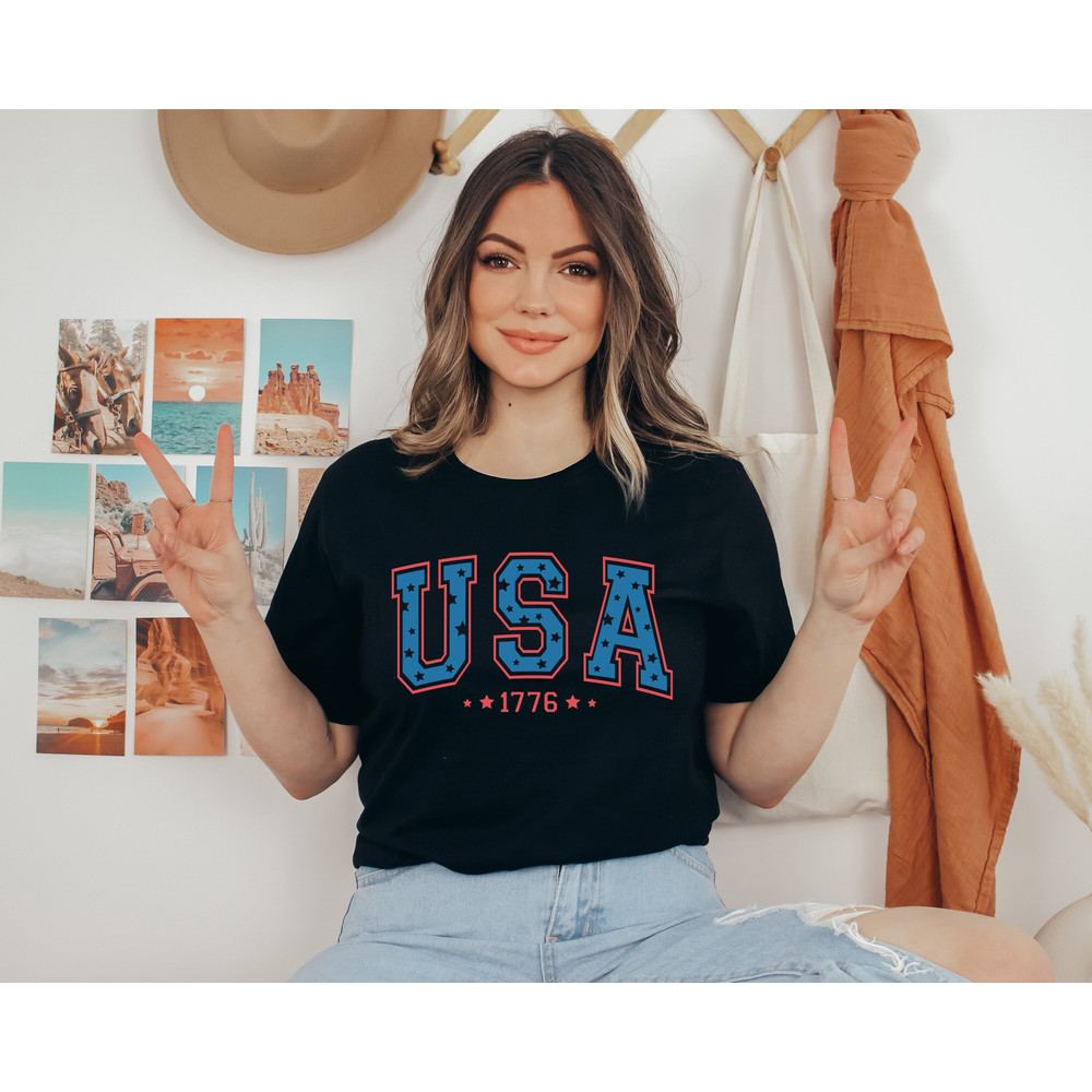 USA Flag Shirt, 4th of July Shirt, Retro USA Shirt, America Tee Shirt, Fourth of july Shirt ,red white blue USA, 4th of july Tee, Usa Shirt - 3.jpg