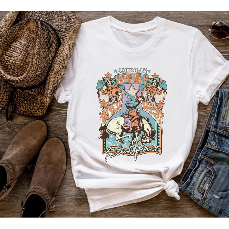 Wild West Sweatshirt, Cowgirl Sweatshirt, Western Shirt, Country Girl Shirt, Graphic Tees, western sweatshirt, Rodeo Shirt, Cowboy T-Shirt - 1.jpg