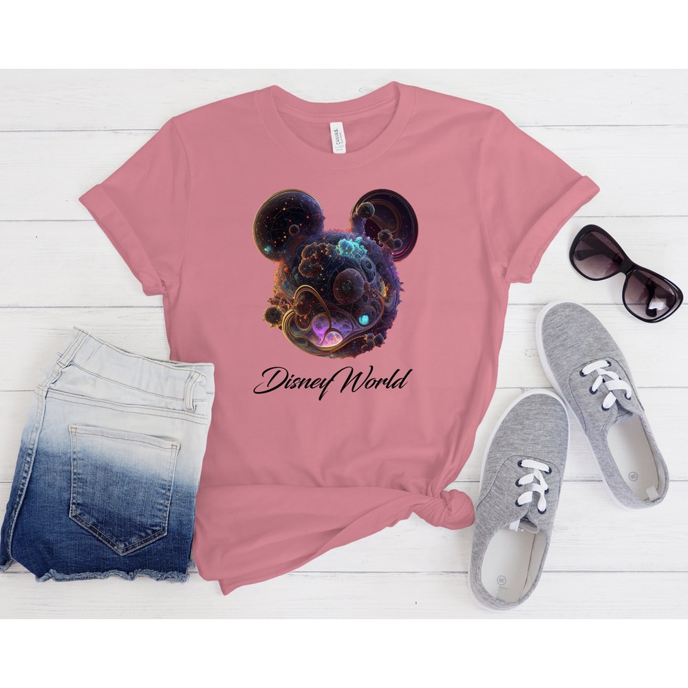 Disneyworld Shirts, Mickey Galaxy Space Shaped Modern Art, Disney Shirt, Disney Gift for Kids, Mickey Disney Shirts Family, Disneyworld tee - 6.jpg