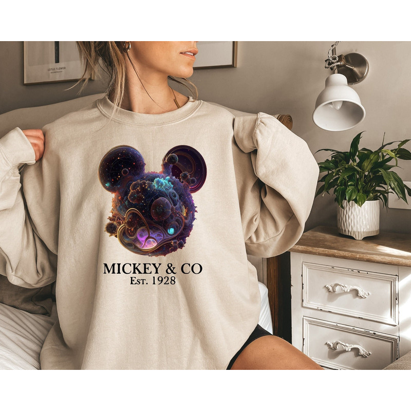 Mickey & Co sweatshirt Galaxy, Disney Sweatshirt, Disney Shirts , Unisex Sweatshirt, crewneck sweatshirt, Disney sweatshirts,Oversized sweat - 1.jpg