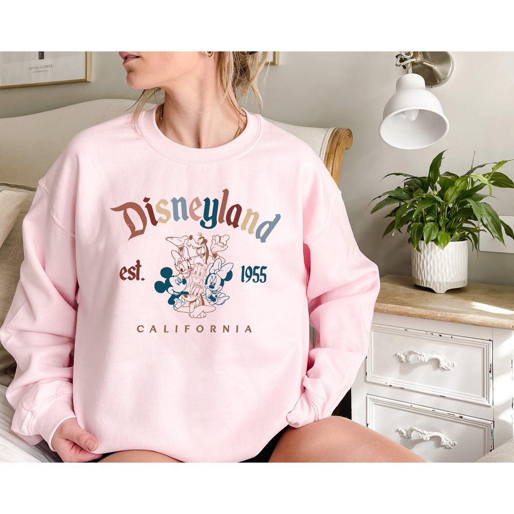 Retro Mickey And Friends Disneyland Est 1955 Sweatshirt, Disneyland Shirt, 2022 Family Vacation Shirt, Magic Kingdom, Minnie Donald Shirt - 7.jpg