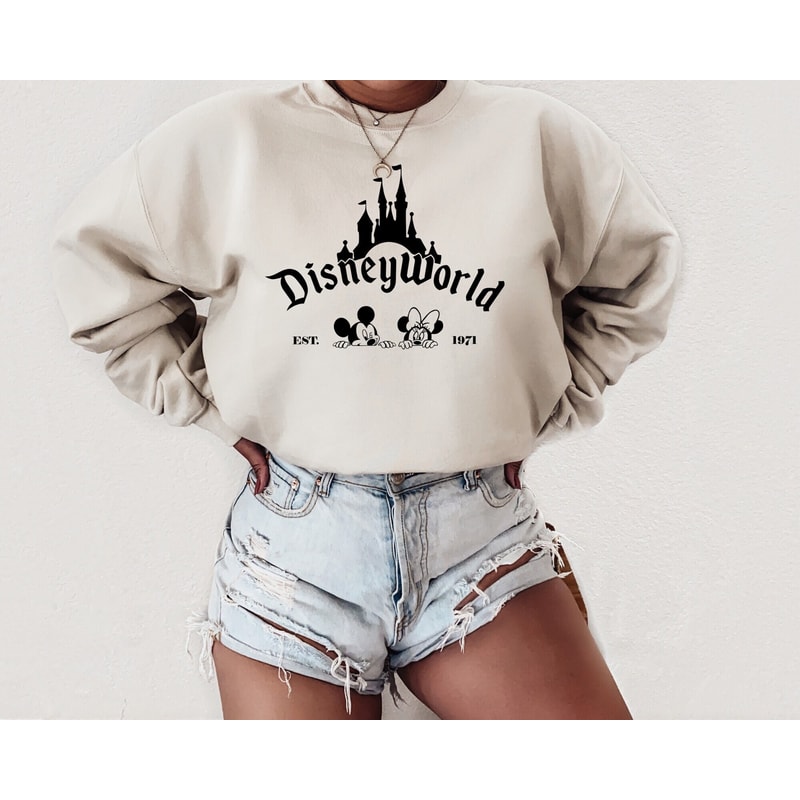 Retro Mickey And Friends Disneyworld Est 1971 Sweatshirt, Disneyworld Shirt, 2023 Family Vacation Shirt, Magic Kingdom, Minnie Donald Shirt - 1.jpg