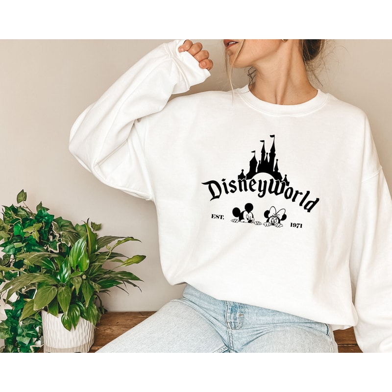 Retro Mickey And Friends Disneyworld Est 1971 Sweatshirt, Disneyworld Shirt, 2023 Family Vacation Shirt, Magic Kingdom, Minnie Donald Shirt - 2.jpg