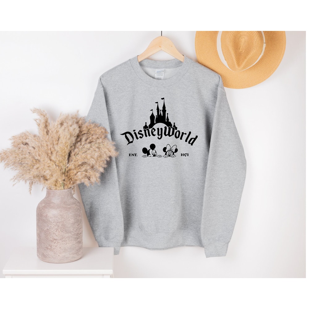 Retro Mickey And Friends Disneyworld Est 1971 Sweatshirt, Disneyworld Shirt, 2023 Family Vacation Shirt, Magic Kingdom, Minnie Donald Shirt - 5.jpg