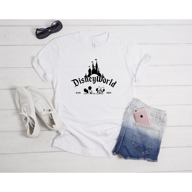 Retro Mickey And Friends Disneyworld Est 1971 T-shirt, Family Disneyworld Shirt, Magic Kingdom, 2023 Vacation Tee, Minnie Donald Pluto Shirt - 3.jpg