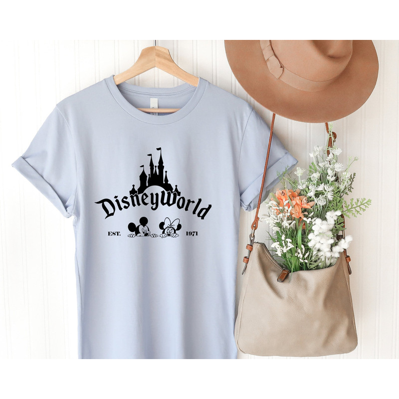 Retro Mickey And Friends Disneyworld Est 1971 T-shirt, Family Disneyworld Shirt, Magic Kingdom, 2023 Vacation Tee, Minnie Donald Pluto Shirt - 4.jpg