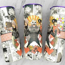 straight manga tumbler,straight manga skinny tumbler,straight manga 20oz skinny tumbler