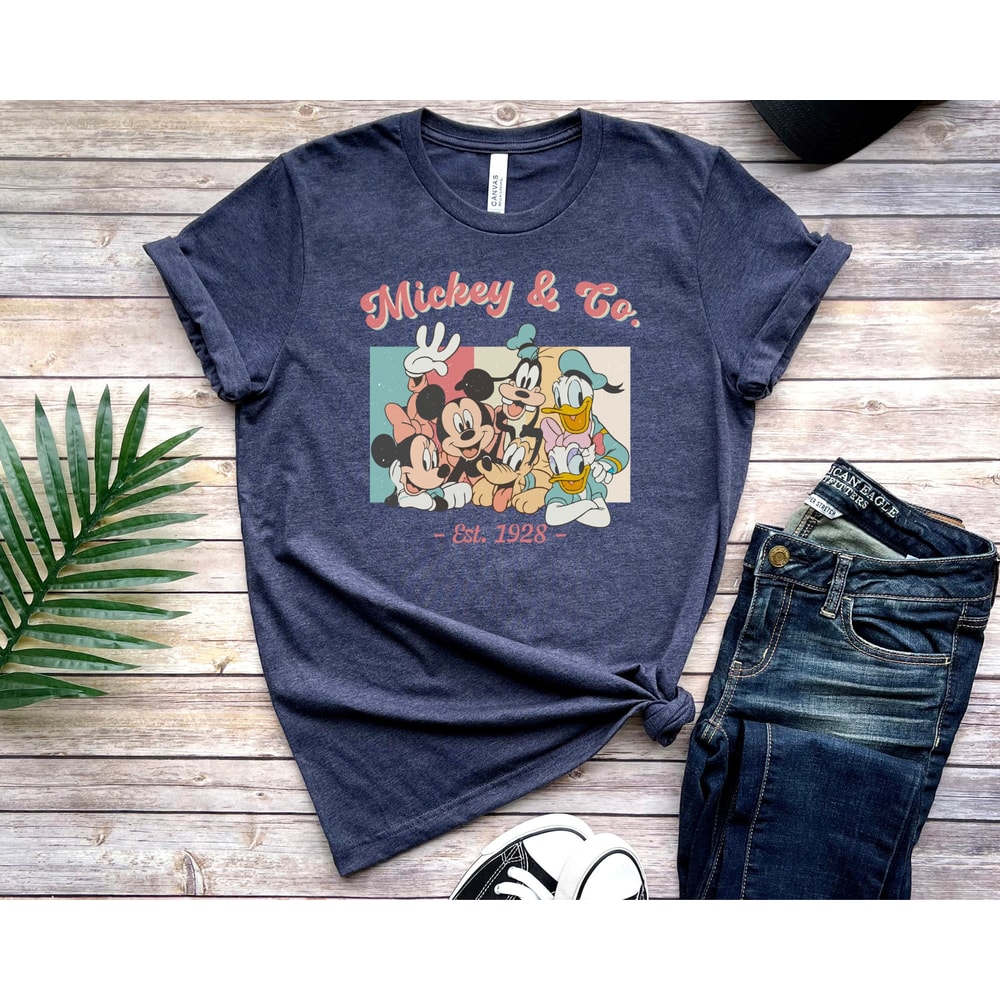 Vintage Mickey & Co 1928 Disneyworld Shirts, Mickey and Friends Shirt, Disneyland Shirt, Disneyworld Shirt, Disney Family Matching Shirt - 2.jpg