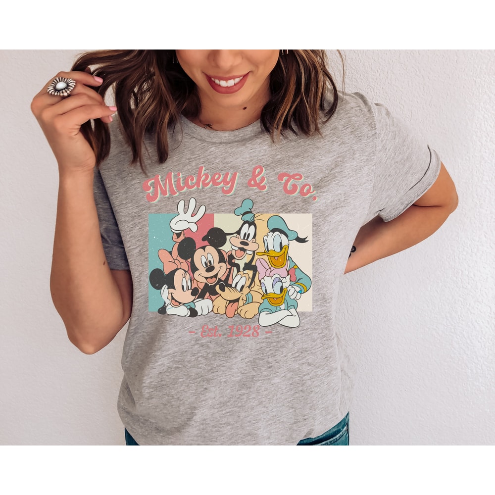 Vintage Mickey & Co 1928 Disneyworld Shirts, Mickey and Friends Shirt, Disneyland Shirt, Disneyworld Shirt, Disney Family Matching Shirt - 5.jpg