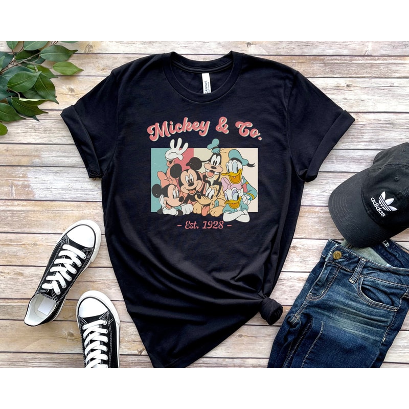 Vintage Mickey & Co 1928 Disneyworld Shirts, Mickey and Friends Shirt, Disneyland Shirt, Disneyworld Shirt, Disney Family Matching Shirt - 7.jpg