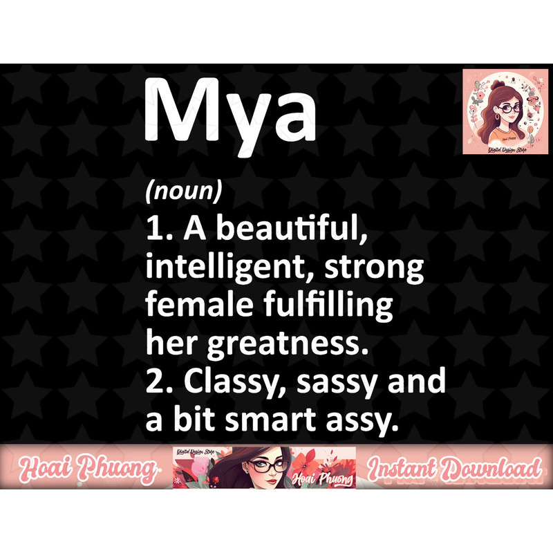 MYA Definition Personalized Name Funny Christmas Gift png, instant download.jpg