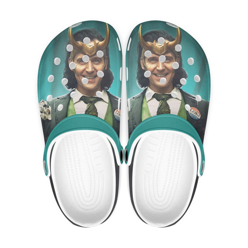 Loki clogs, looks like crocs shoes, slippers, flip flops Birthday gift Custom clogs for men, women and kids.jpg