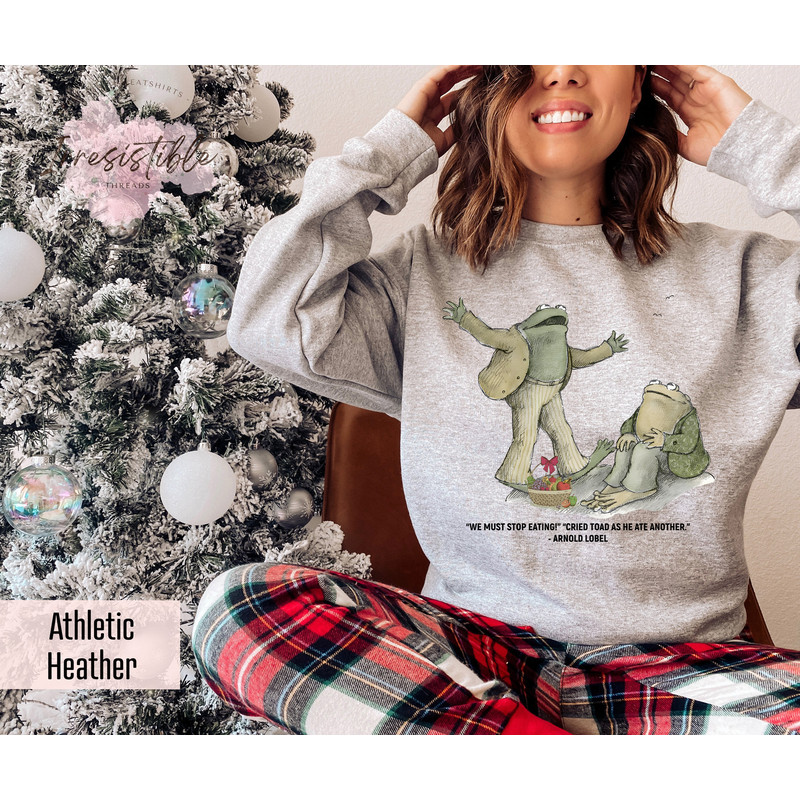 Frog And Toad Sweatshirt, Frog Hoodie,Cottagecore Sweater,Frog Sweatshirt,Vintage Book Hoodie,Frog Print Outfit,Vintage Classic Book Sweater - 4.jpg