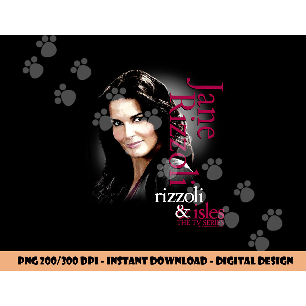 Rizzoli & Isles Jane Rizzoli Longsleeve T Shirt Long Sleeve  png, sublimation .jpg